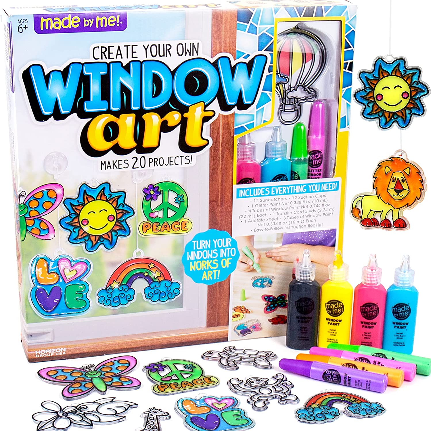 Colorful painted windows + how to paint your windows – oh yay studio –  Color + Painting + Making + Everyday celebrating