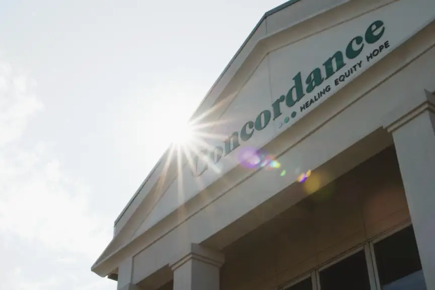 Concordance front entrance.