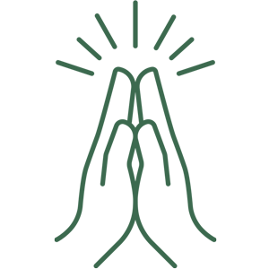 Spiritual support icon