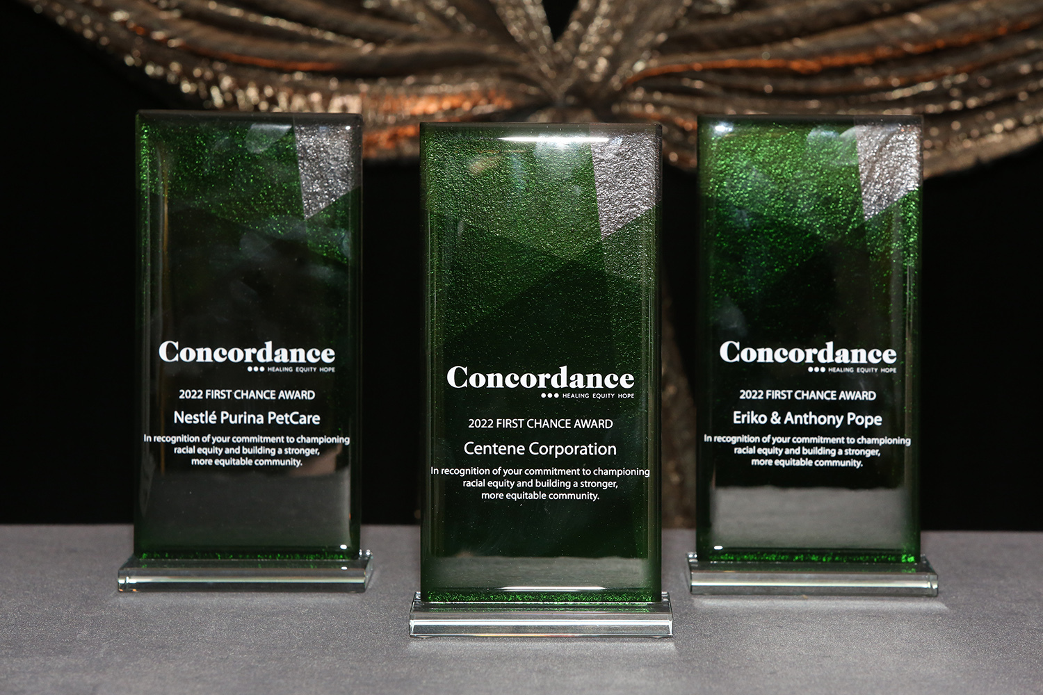 Concordance awards.