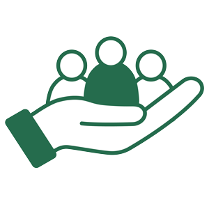 Peer support icon